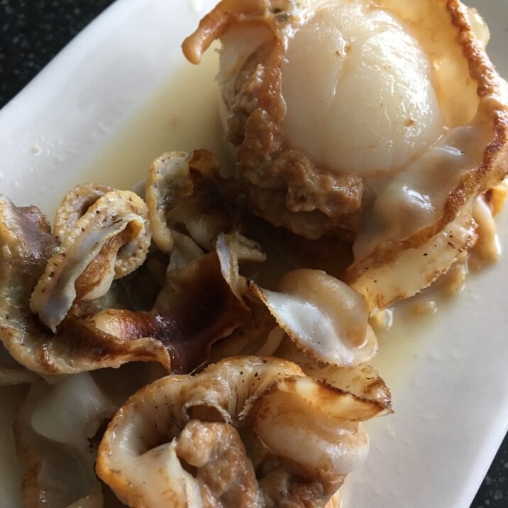 ホタテのバター醤油焼き